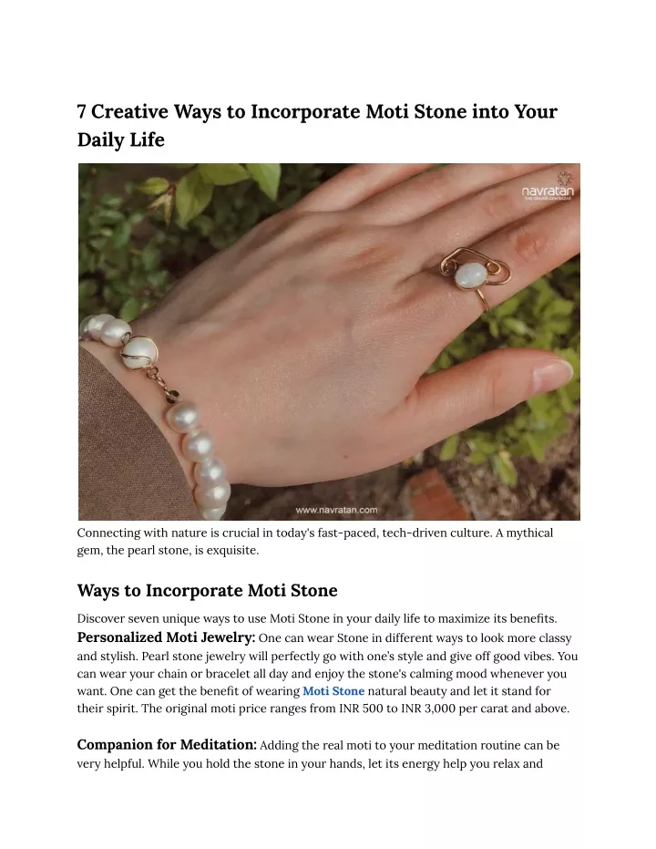 7 creative ways to incorporate moti stone into
