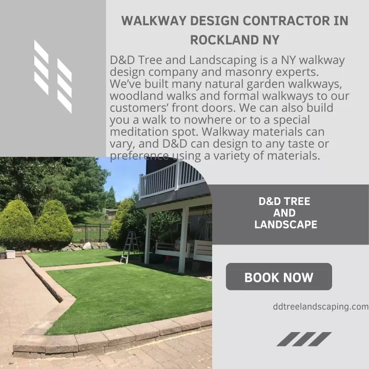 walkway design contractor in rockland ny d d tree