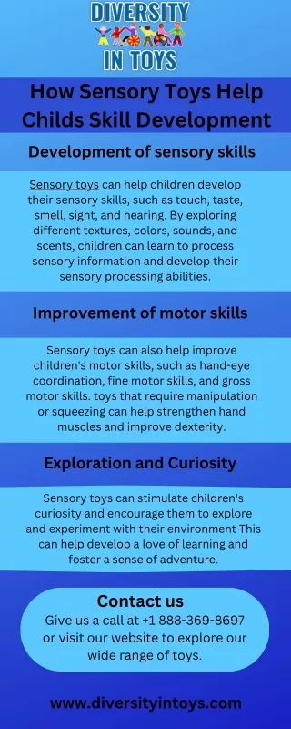 How Sensory Toys Help Childs Skill Development
