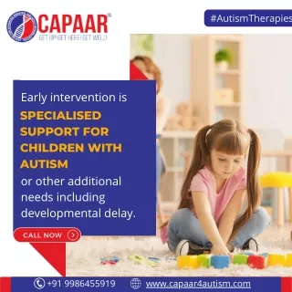 Early intervention for children with autism | Centre for Autism | CAPAAR