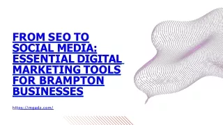 From SEO to Social Media Essential Digital Marketing Tools for Brampton Businesses (1)
