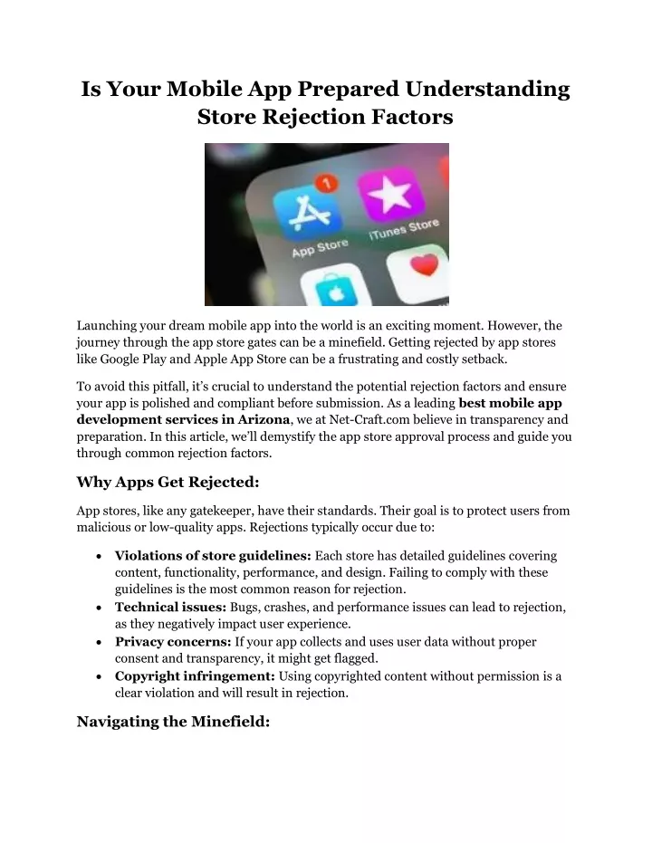 is your mobile app prepared understanding store