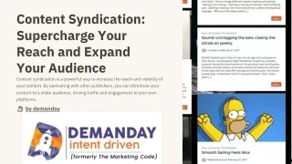 Content Syndication Supercharge Your Reach and Expand Your Audience