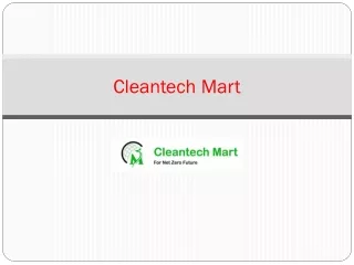 Carbinnov the consulatancy arm of Cleantech Mart