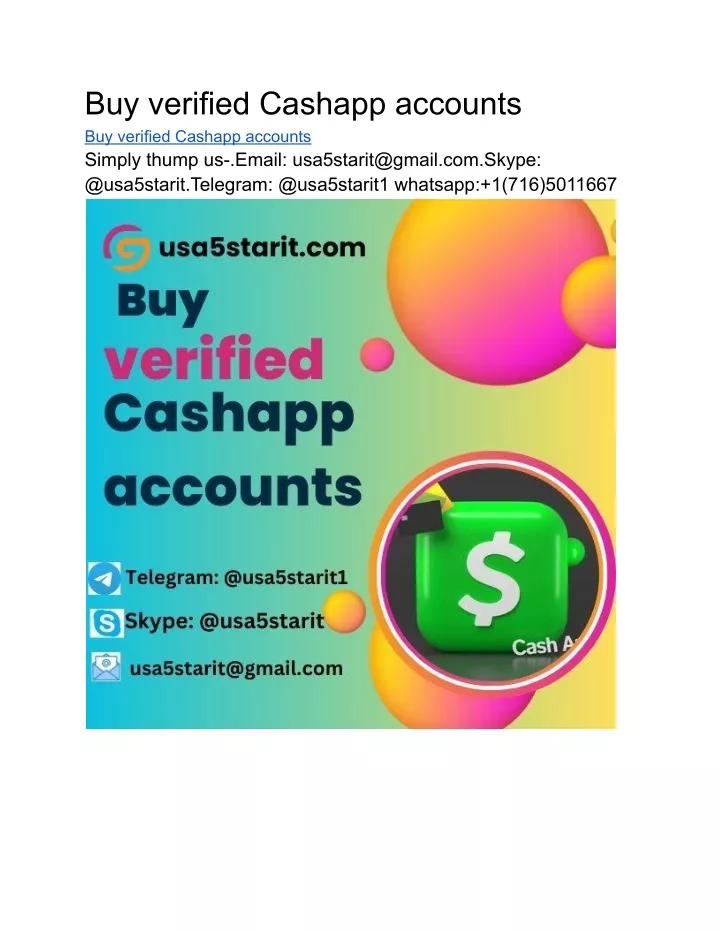 PPT - Buy verified Cashapp accounts (1) PowerPoint Presentation, free ...