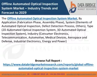 offline automated optical inspection system