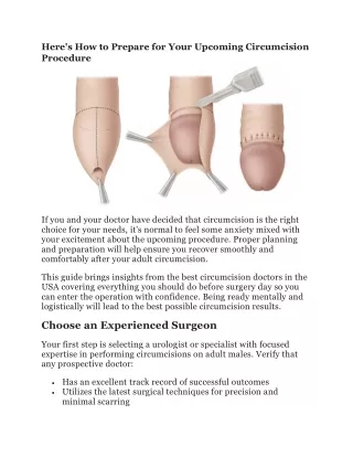 Heres How to Prepare for Your Upcoming Circumcision Procedure