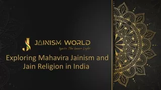 Exploring Mahavira Jainism and Jain Religion in India