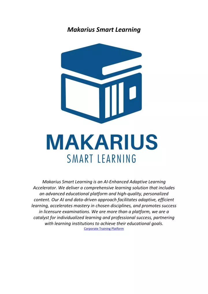 makarius smart learning