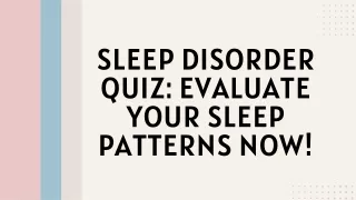 sleep disorder quiz evaluate your sleep patterns