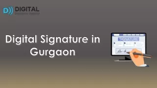 Digital signature in gurgaon
