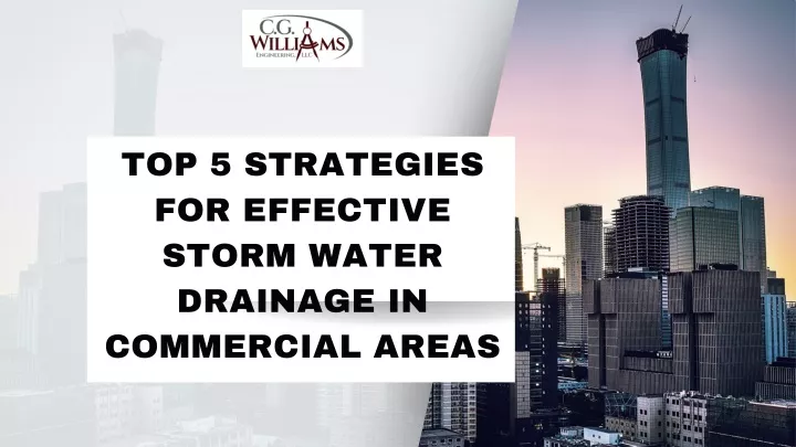 top 5 strategies for effective storm water