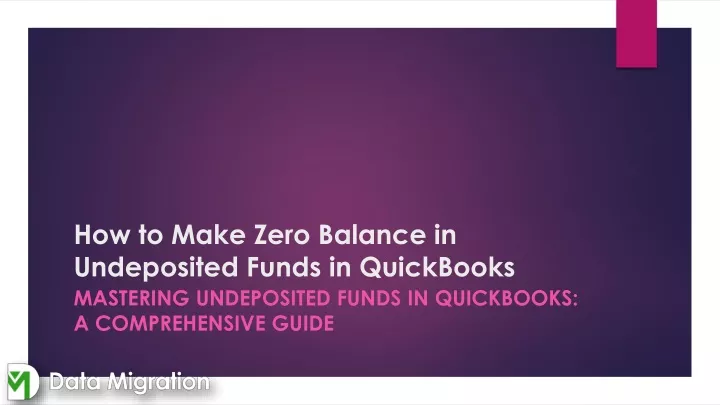 how to make zero balance in undeposited funds in quickbooks