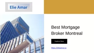 Best Mortgage Broker Montreal - elieamar.ca