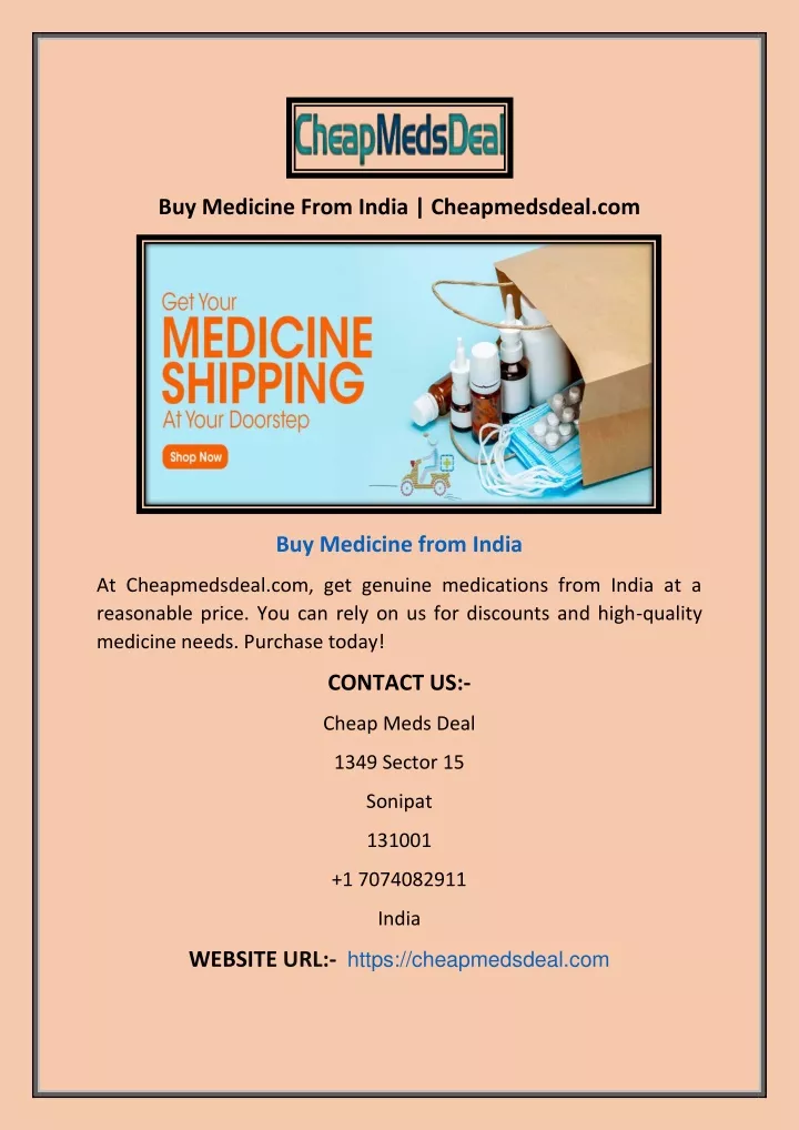 buy medicine from india cheapmedsdeal com