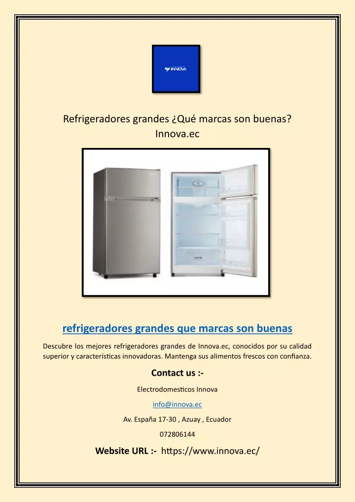 refrigeradores grandes qu marcas son buenas