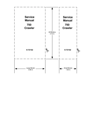 CASE 750 Crawler Dozer Service Repair Manual