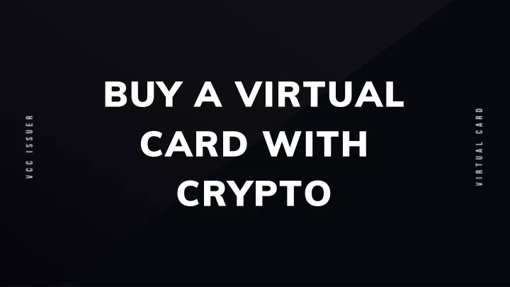 buy a virtual card with crypto