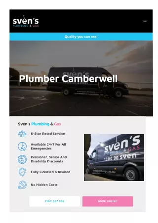 Plumber Camberwell