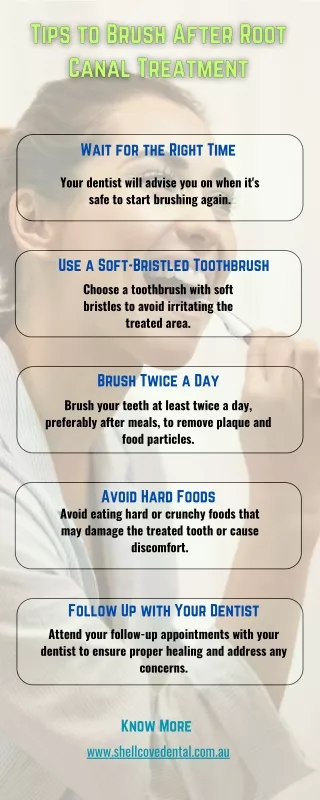 Tips to Brush After Root Canal Treatment