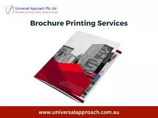 Top-Quality Brochure Printing Services Elevate Your Brand with Professional Solutions