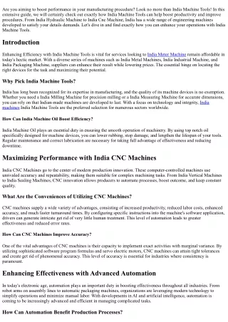 are you aiming to boost performance in your