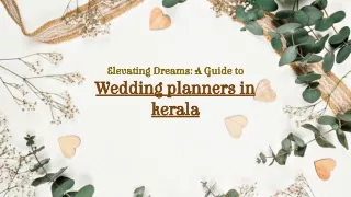 Kerala Wedding Wonders: Expert Wedding Planners in Kerala