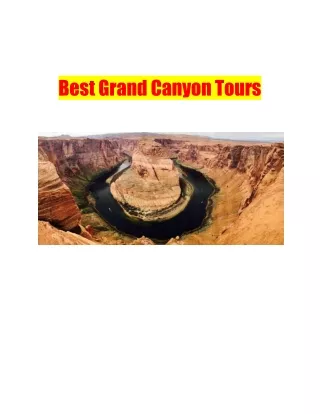 Best Grand Canyon Tours