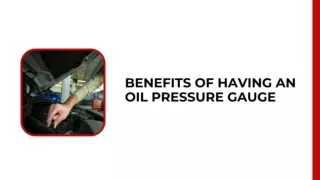 Benefits Of Having An Oil Pressure Gauge