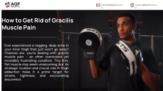 How to Get Rid of Gracilis Muscle Pain
