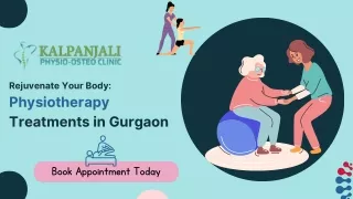 Revitalize Your Health  Physiotherapy Treatment in Gurgaon