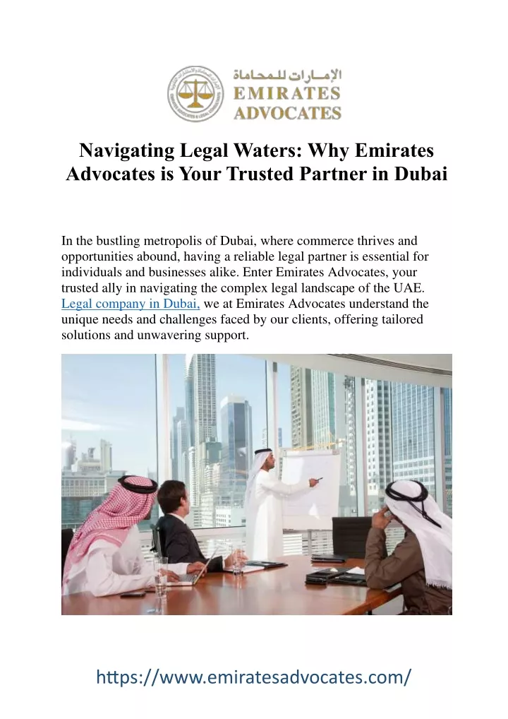 navigating legal waters why emirates advocates