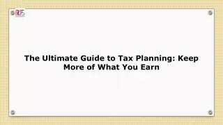 Unlock Financial Freedom: Your Guide to Effective Tax Planning