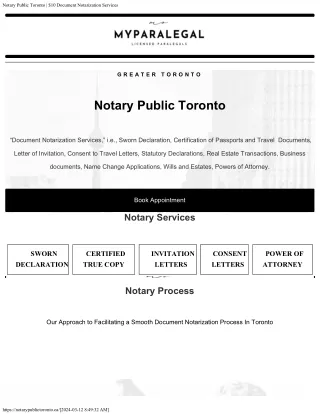 Best Notary Public In Toronto