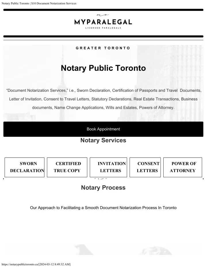 notary public toronto 10 document notarization