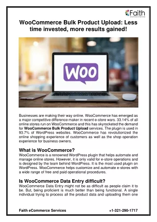 WooCommerce Bulk Product Upload Less time invested, more results gained
