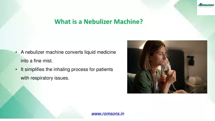 what is a nebulizer machine