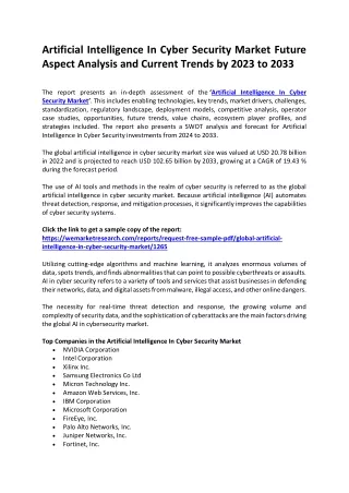 artificial intelligence in cyber security market