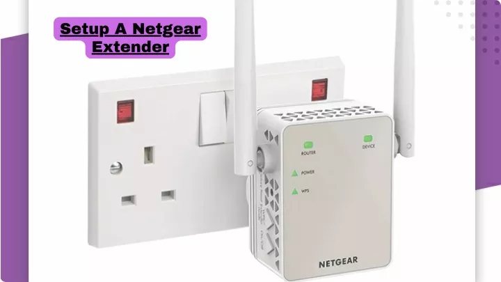 setup a netgear extender