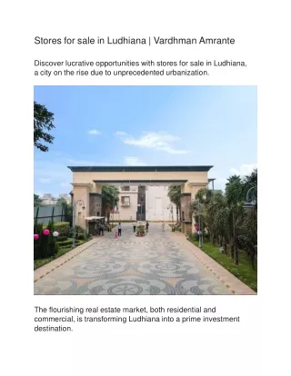 stores for sale in ludhiana vardhman amrante