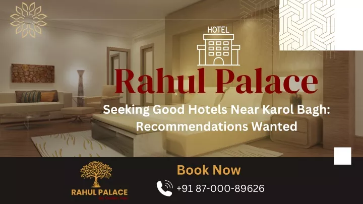 rahul palace seeking good hotels near karol bagh