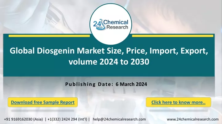 global diosgenin market size price import export