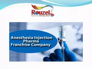 Anesthesia Injection Pharma Franchise Company