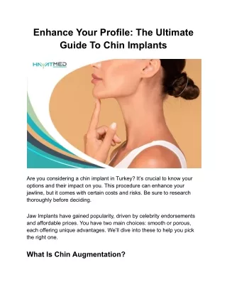 Enhance Your Profile_ The Ultimate Guide To Chin Implants