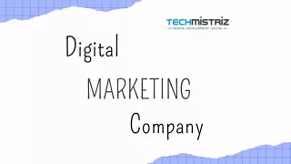 Top Digital marketing company  | Techmistriz