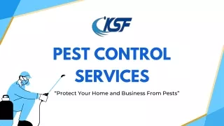 Pest Control Services in Bangalore