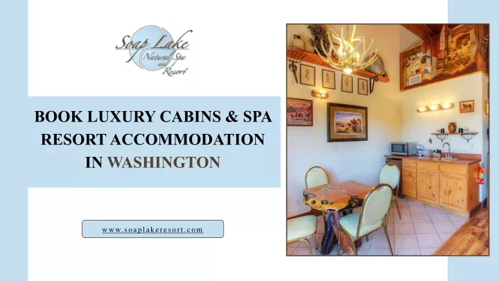 book luxury cabins spa resort accommodation