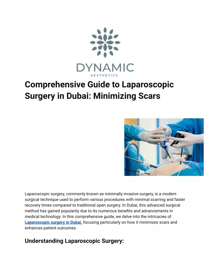 comprehensive guide to laparoscopic surgery