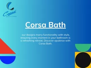 Leading Bathroom Faucets Manufacturers - Corsa