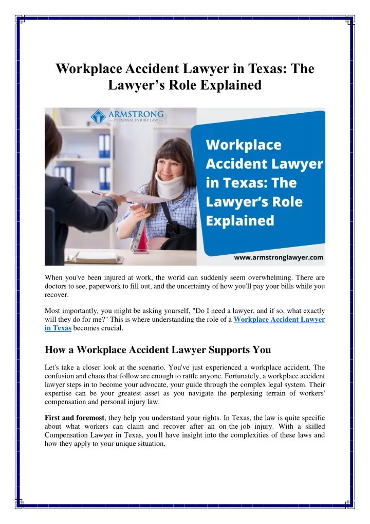 workplace accident lawyer in texas the lawyer